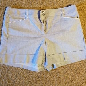 Flat front shorts